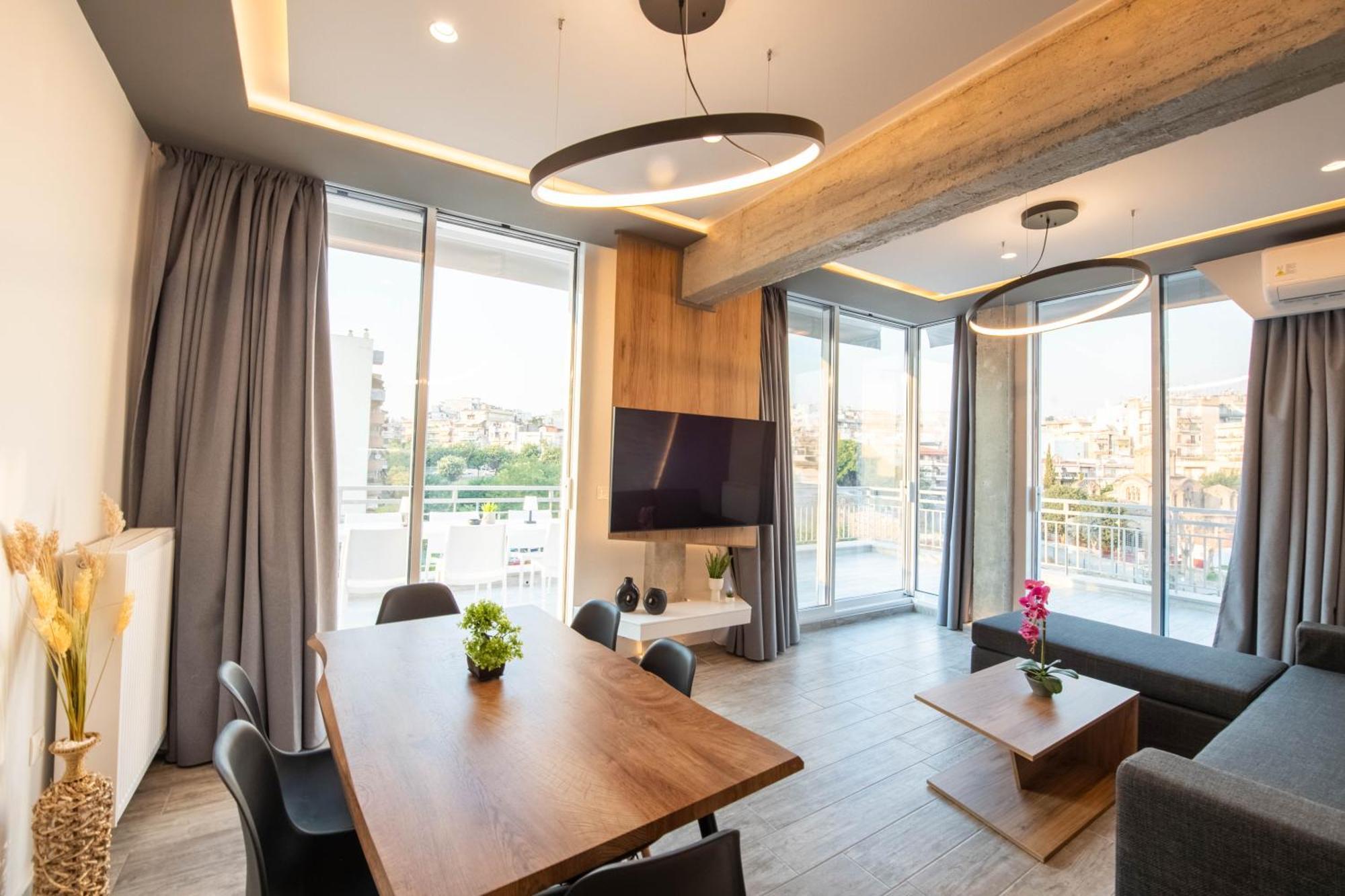 Skia Luxury Living Above The Walls Салоники Экстерьер фото